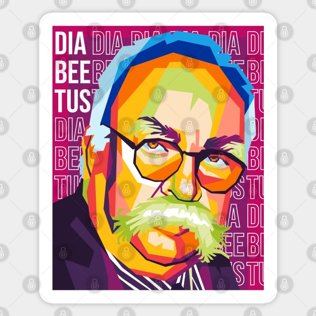 diabeetus Sticker by cool pop art house